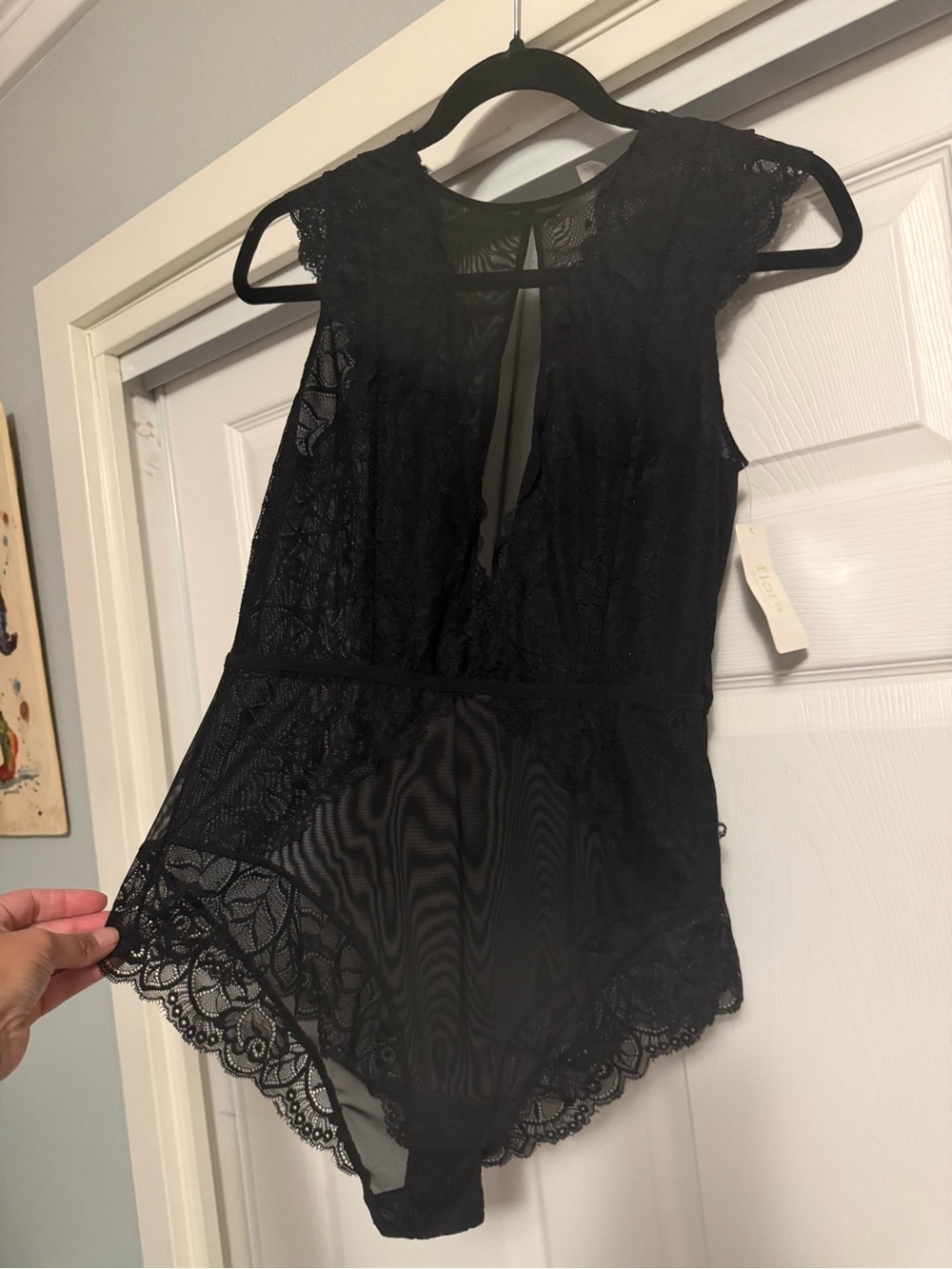 Flora Nikrooz Black Lace Nightwear